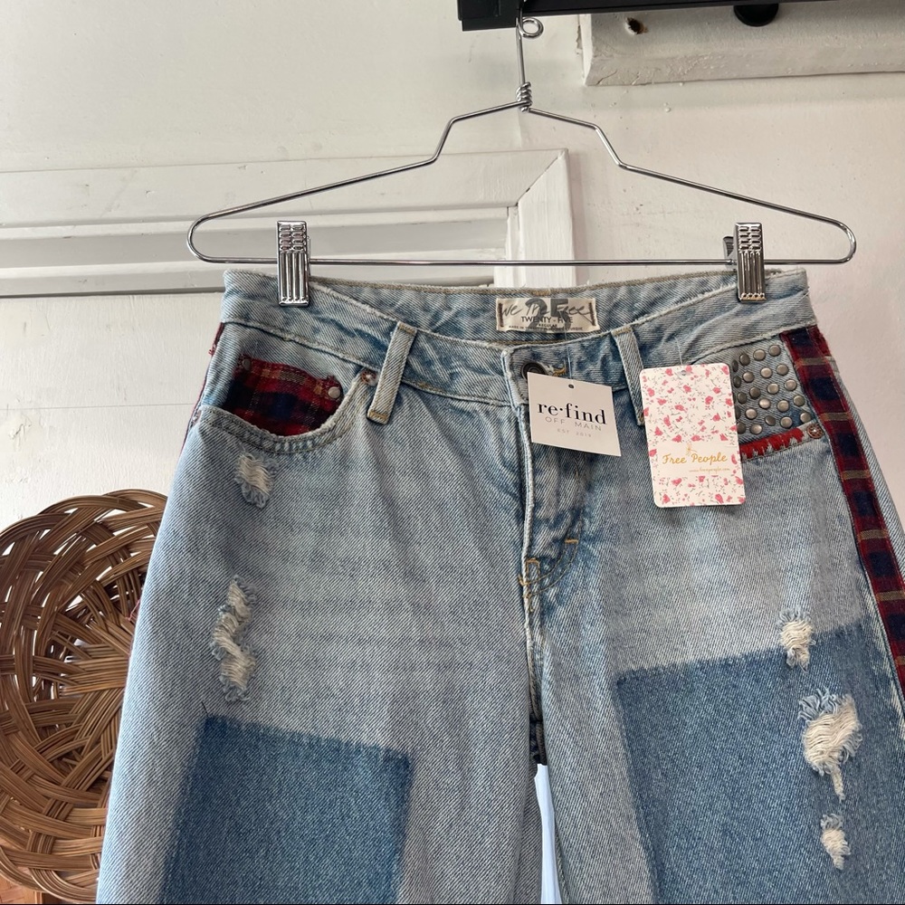 Free People NWT Patch Jeans - Various - Picture 9 of 13